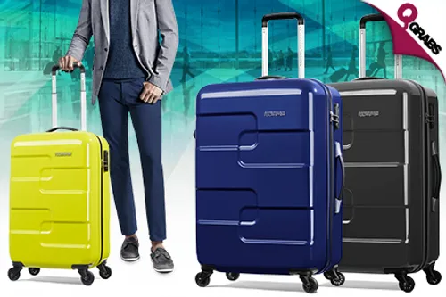 From QR129 Travel Better with American Tourister Suitcases - Choose from 15 Classic Options! (QR359 Value)